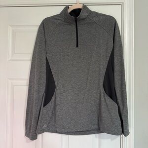 NWT Audi Adidas Golf Gray Quarter Zip Medium